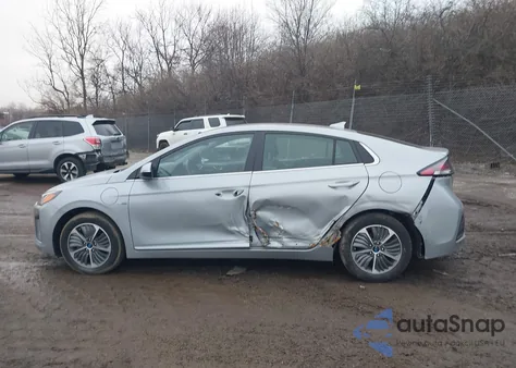 2020 Hyundai Ioniq Plug-In Hybrid Sel z USA, uszkodzony, nr VIN KMHC75LDXLU199913